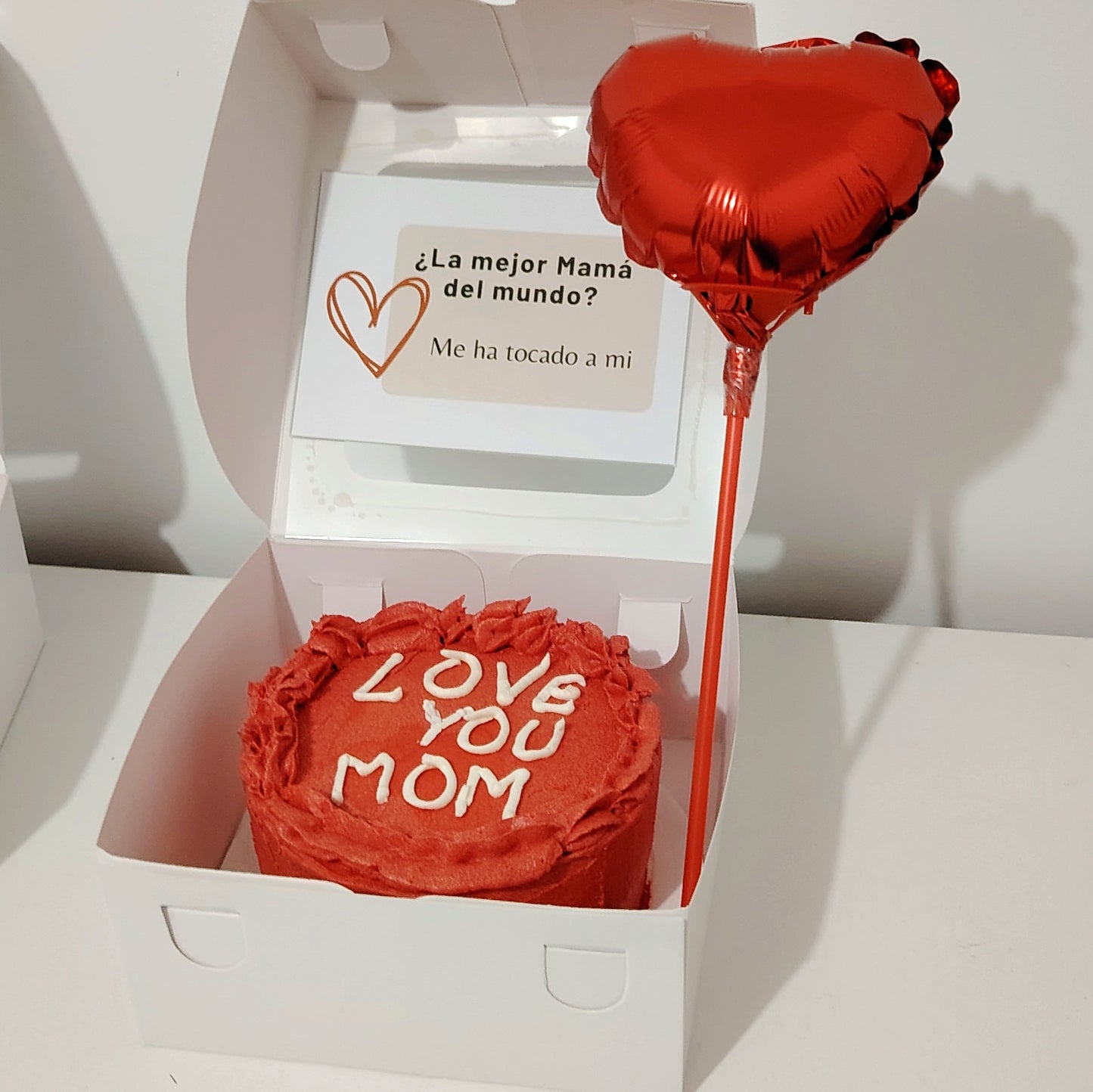 MiniCake Rojo pasión ❤️