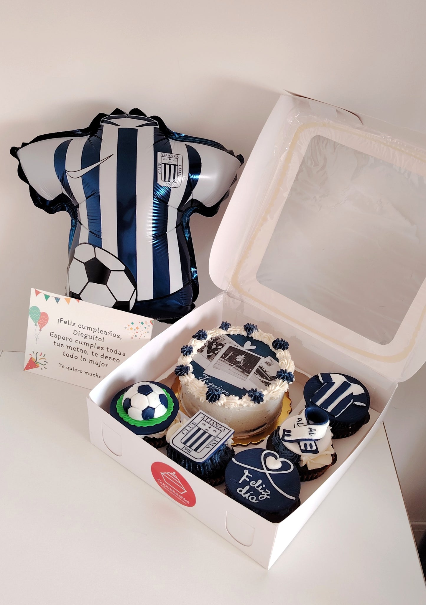 Bento Box Alianza Lima con foto comestible